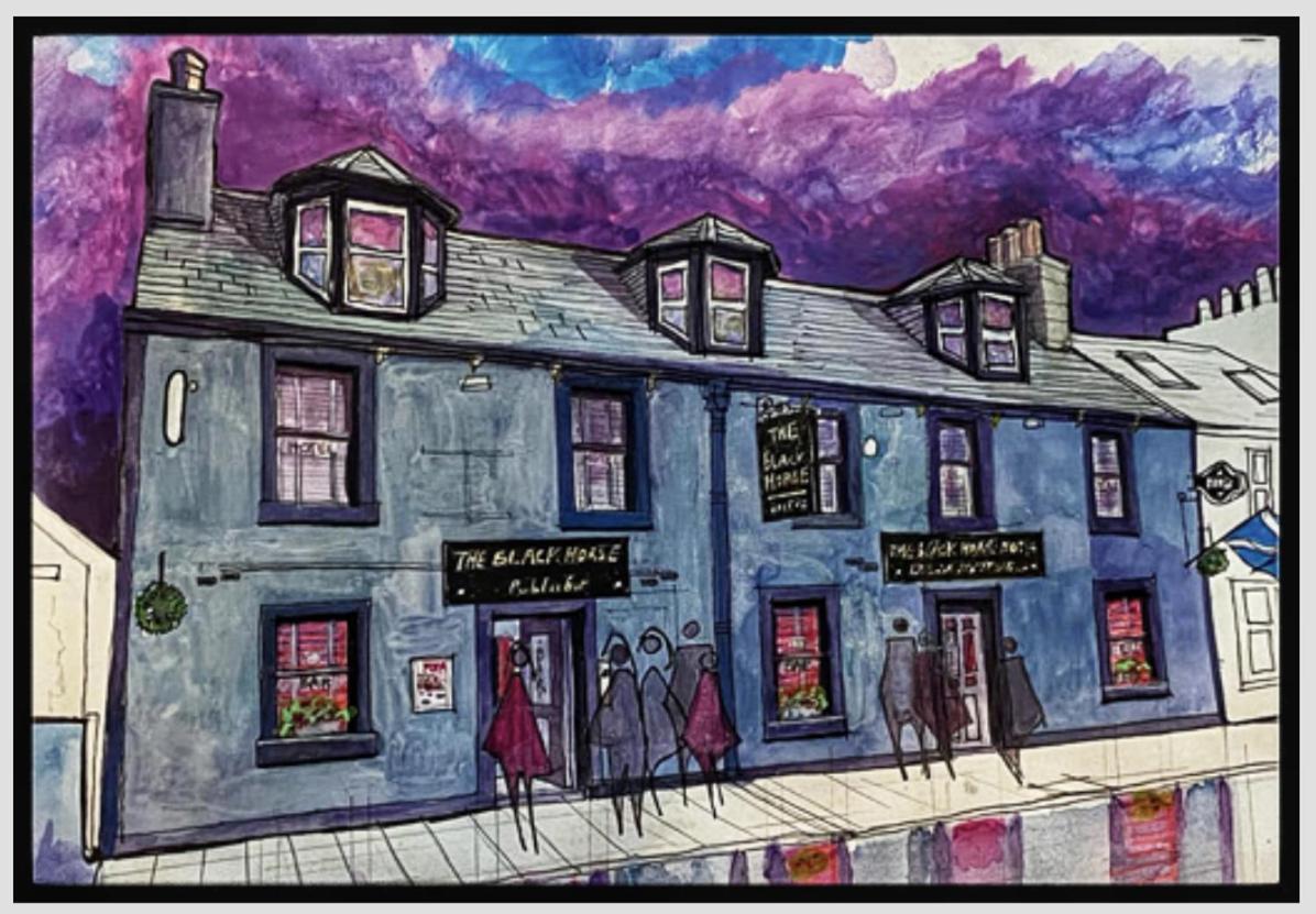 The Blackhorse Accommodation Newton Stewart Esterno foto